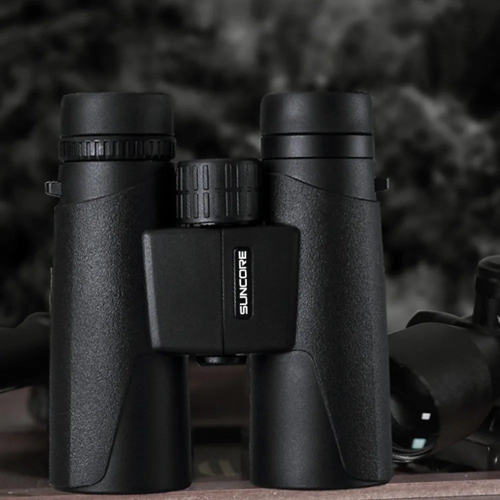SUNCORE12X42Binoculars: Ergonomic Birding Companion with FMC Lens for Hiking & Travel