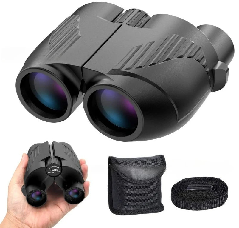 20X25 Binoculars Professional HD Pocket Waterproof Camping Observation Telescope Portable Optical Telescope Outdoor for Hunting