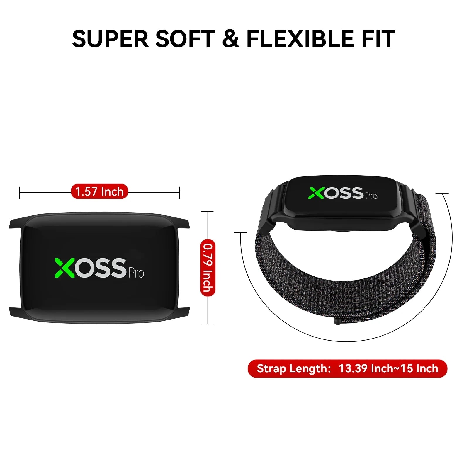 XOSS IPX8 Beat Band Pro Heart Rate Monitor Armband Wrist Belt ANT+ BBP Swim Run Train Arm Fitness Sensor For GPS Bike Computer